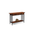Rustic Two Drawer Sofa Table with Shelf V798