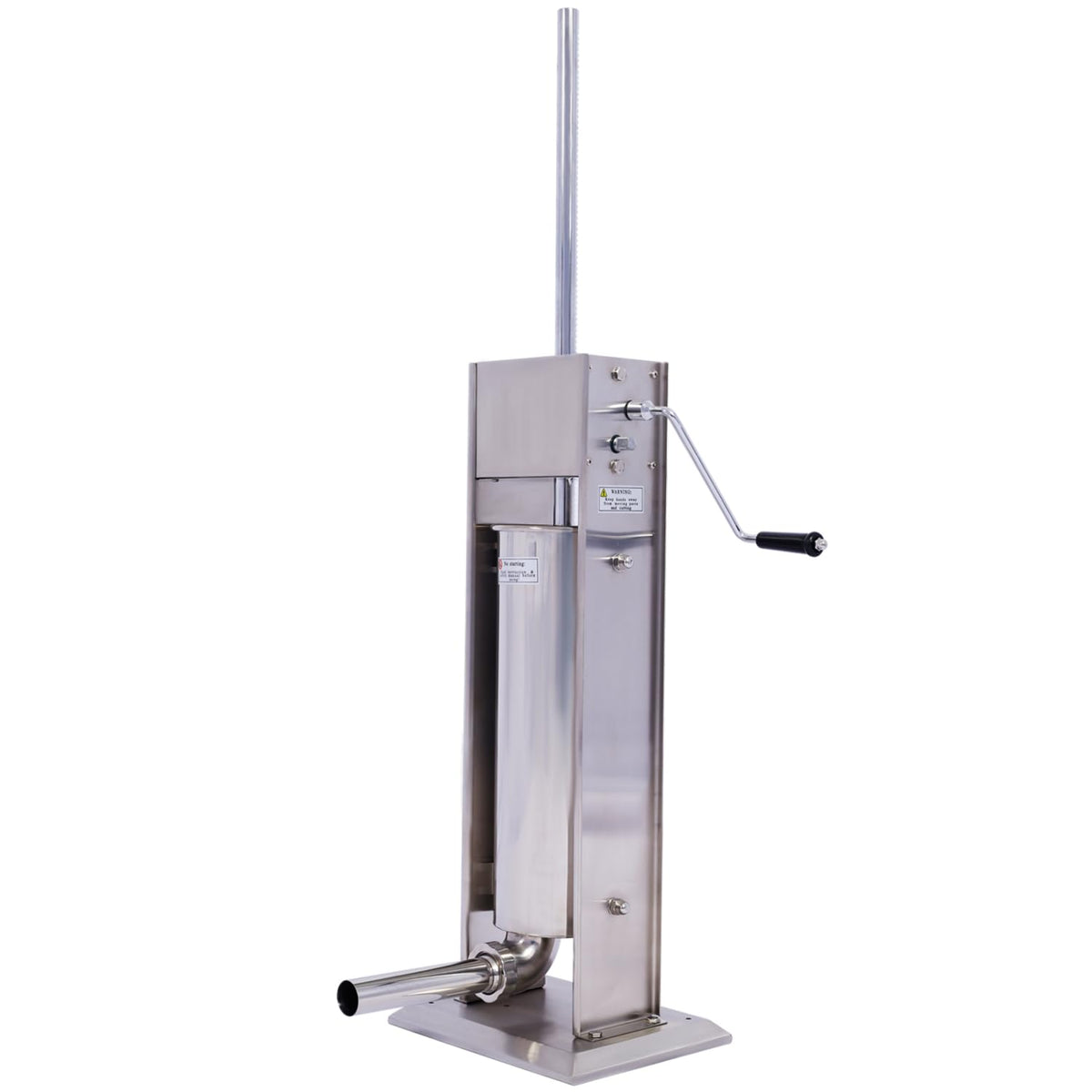 Stainless Steel Vertical Sausage Stuffer 15Lb 4 Nozzles N589