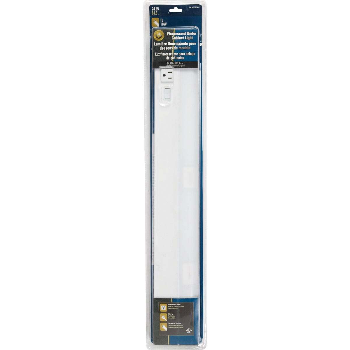 24-Inch Fluorescent Under-Cabinet Light Fixture H6806