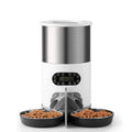 Automatic 4.5 Liters Dry Food Dispenser 2L Water V967875