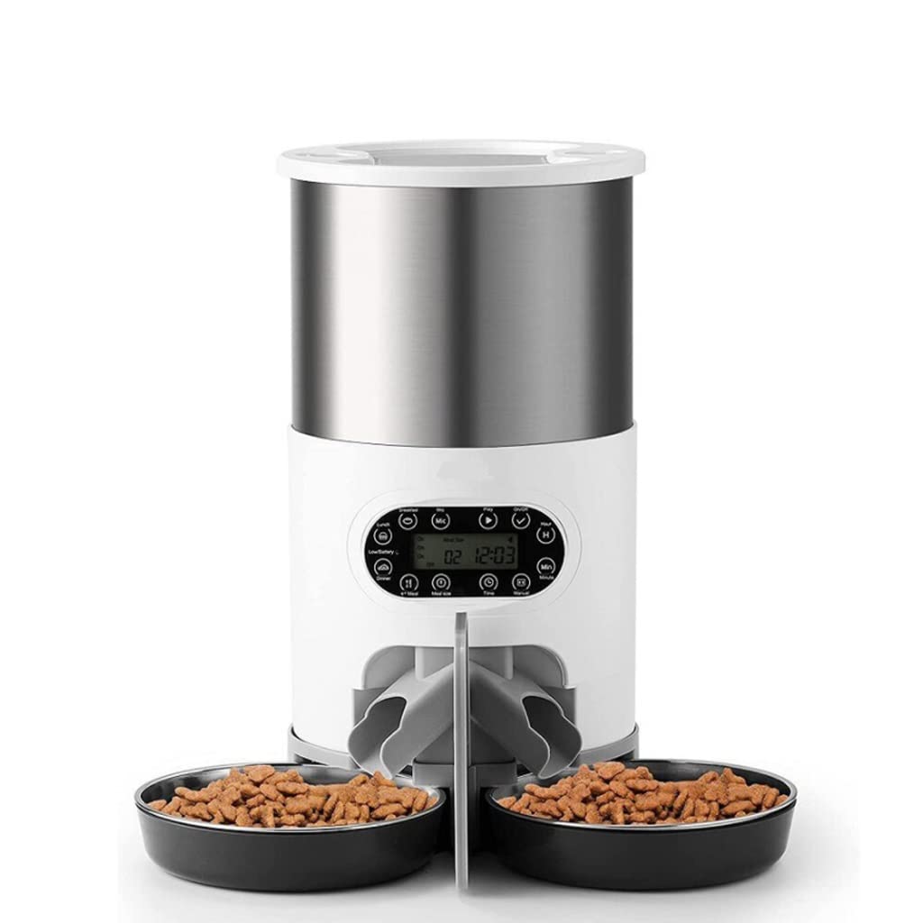 Automatic 4.5 Liters Dry Food Dispenser 2L Water V967875