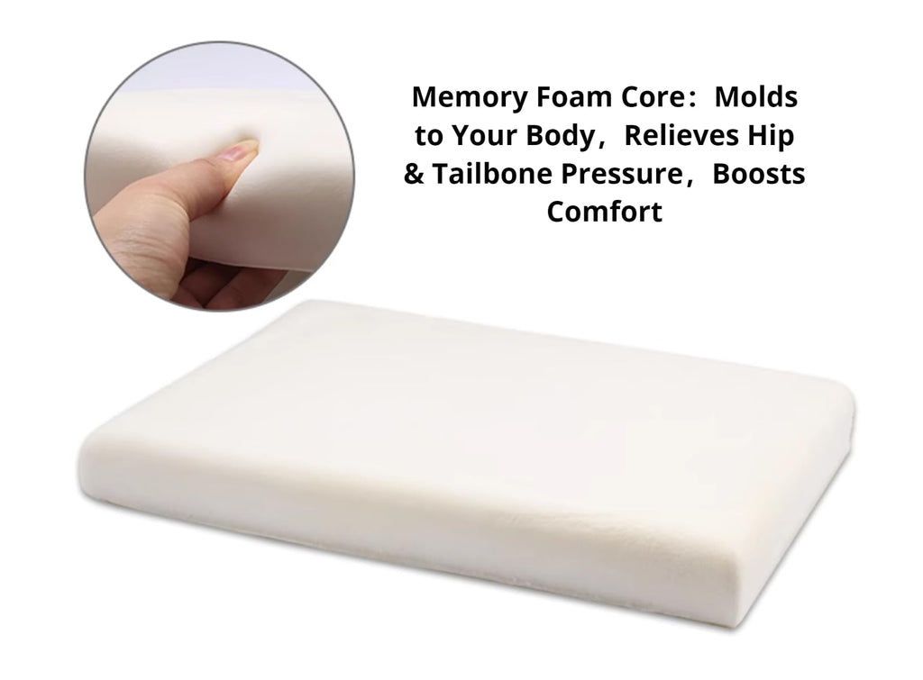 Memory Foam Chair Cushion with Strap Ties S92963