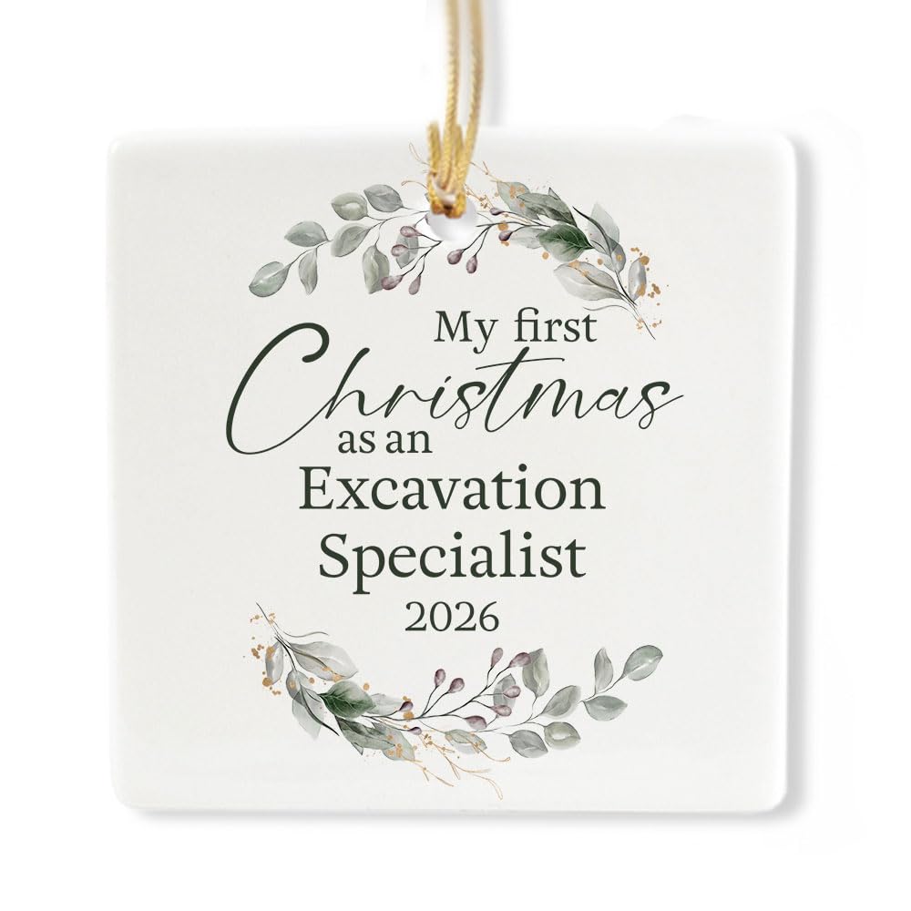 Ceramic 3-inch Square Ornament W220
