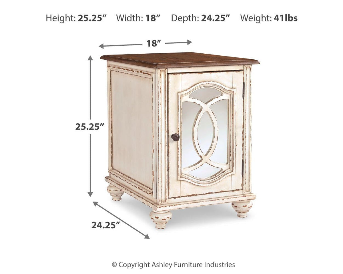 Chairside End Table with Storage L546