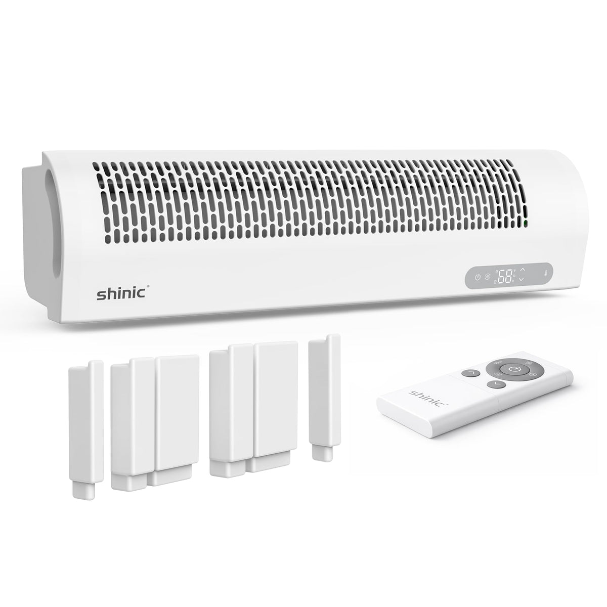 White Reversible Airflow Window Fan with Remote H346777
