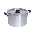 Silver 8 Quart Aluminum Stock Pot with Lid C5258