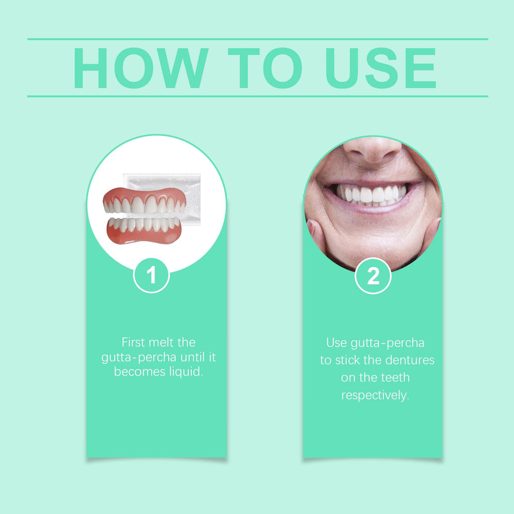 Soft Denture Silicone Veneers, Upper and Lower Denture Set K795670