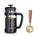 12 oz French Press Coffee Tea Maker with 10g Measuring Spoon G8693