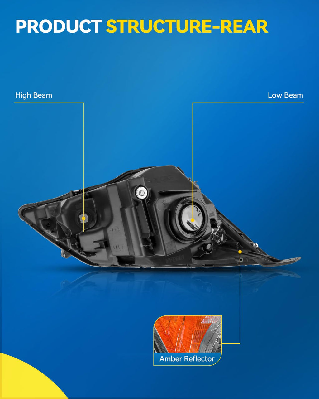 Headlamp Headlight Assembly Pair I27640