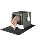 X-Large Cat Litter Box with Litter Mat and Scoop C3943