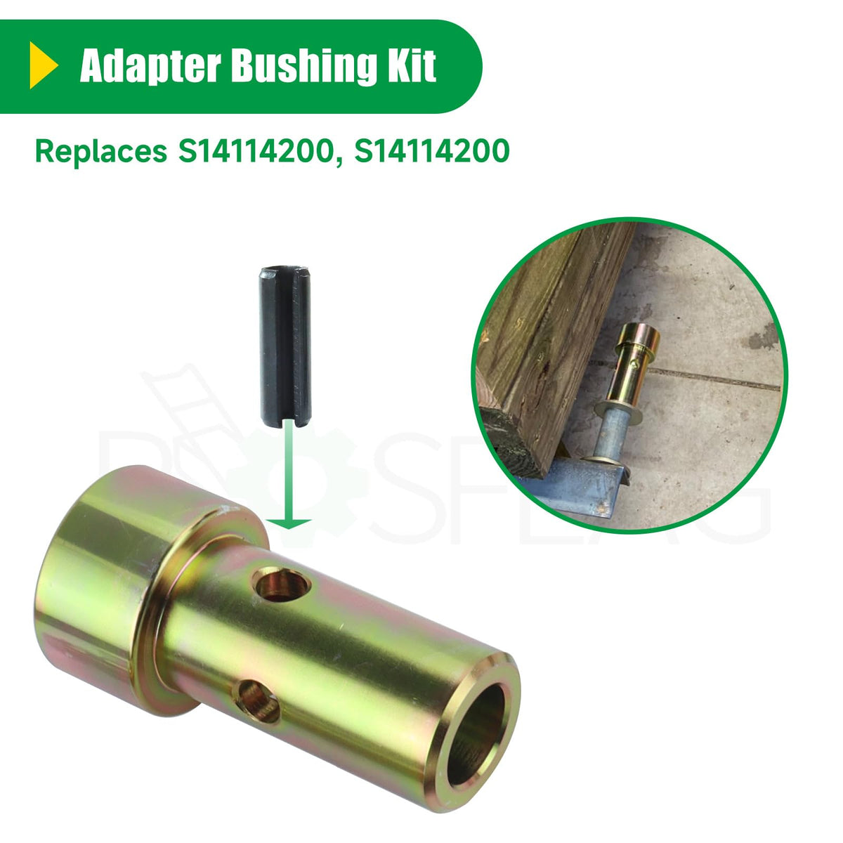 Quick Hitch Adapter Bushing for 3 Point Hitch Tractor E817923