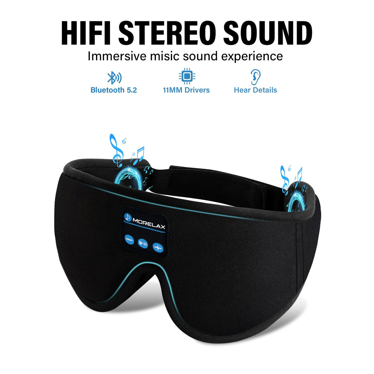 Sleep Mask with Bluetooth Headphones K198956