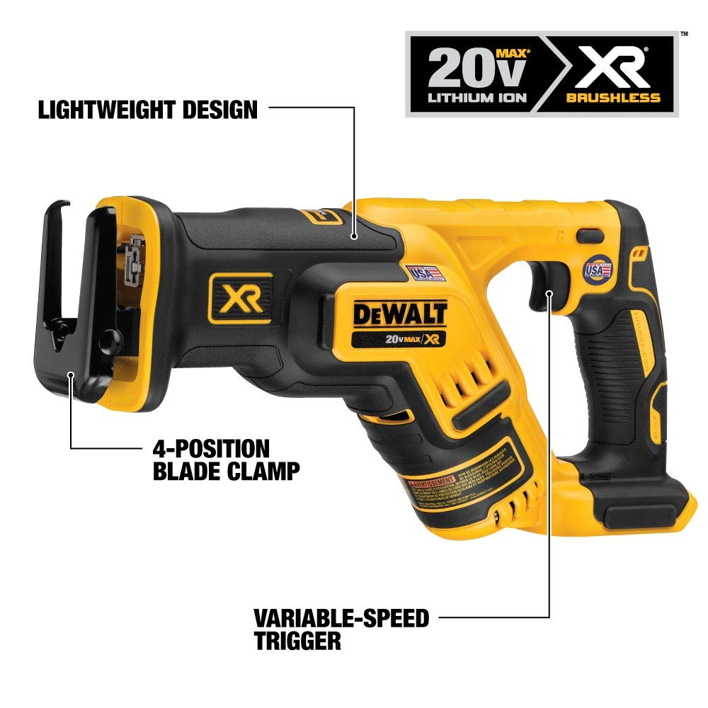 20V MAX XR Hammer Drill and Reciprocating Saw Power Tool Set I94935