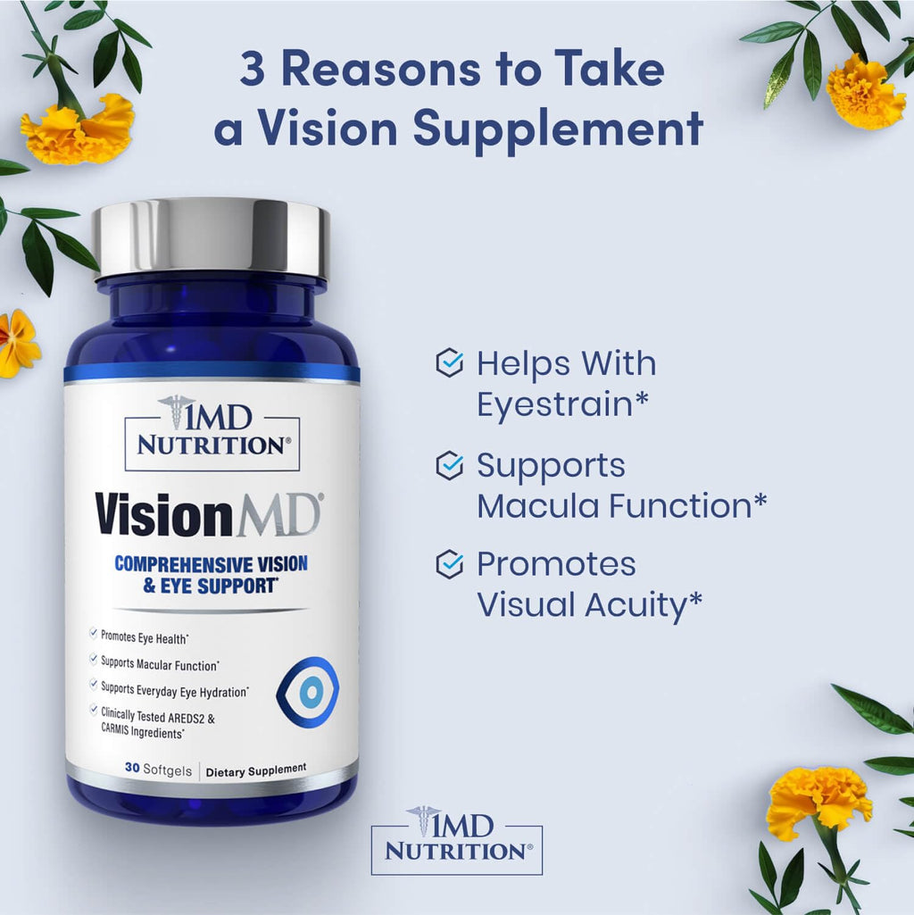 Eye Vitamin Supplement with Lutein & Zeaxanthin 30 Softgels F134387