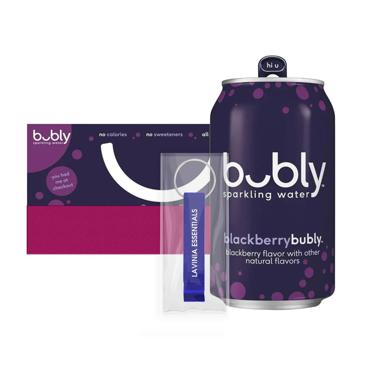 Blackberry Flavored Sparkling Water 20-Pack 12 fl oz Aluminum Can D5075