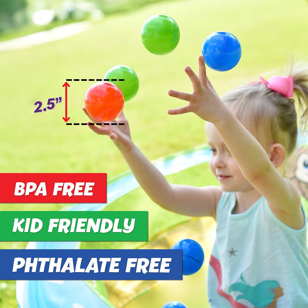 100 Count Multi Colored Play Balls C192