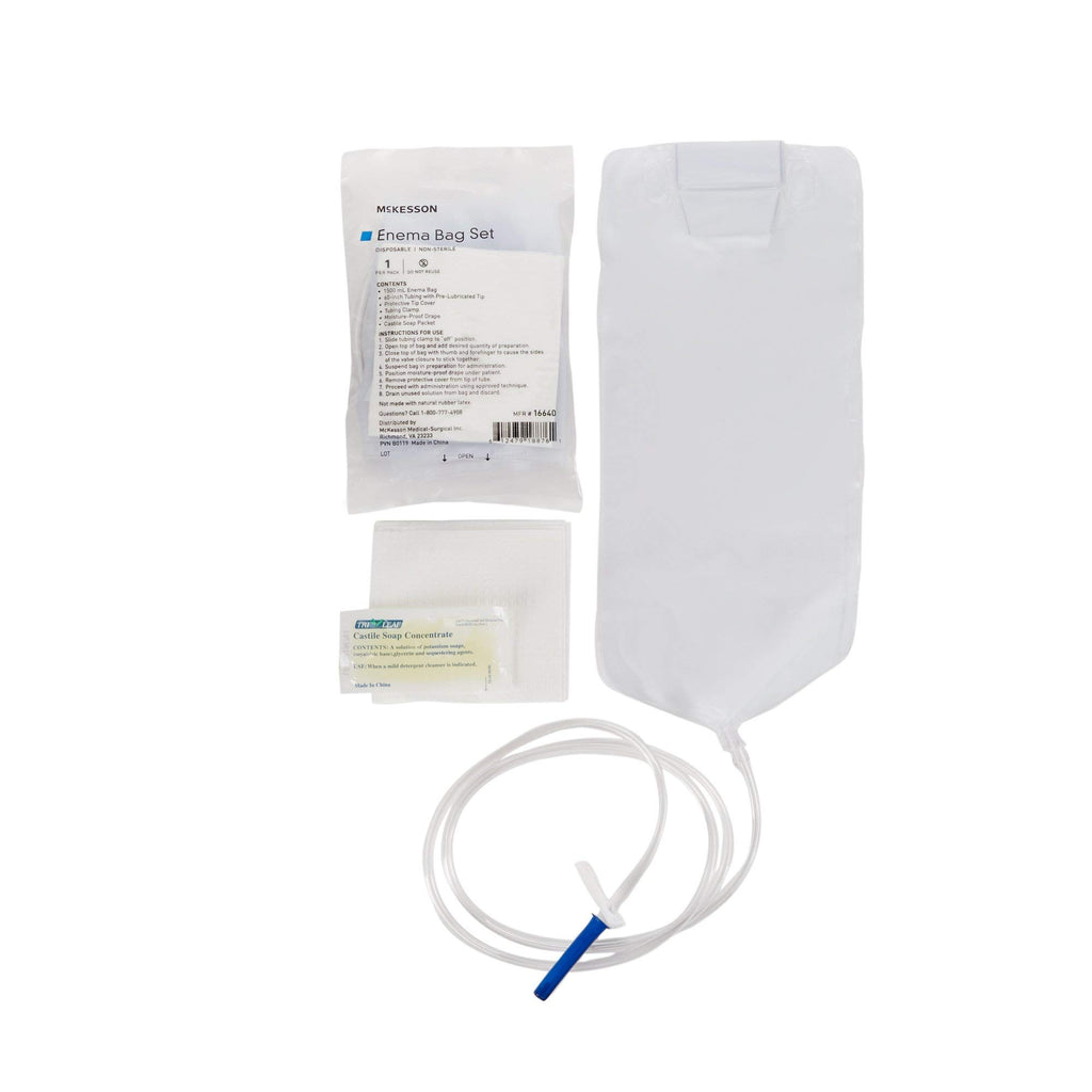 Non-Sterile Single Use Disposable Enema Bag Set 50 Count O726