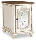 Chairside End Table with Storage L546