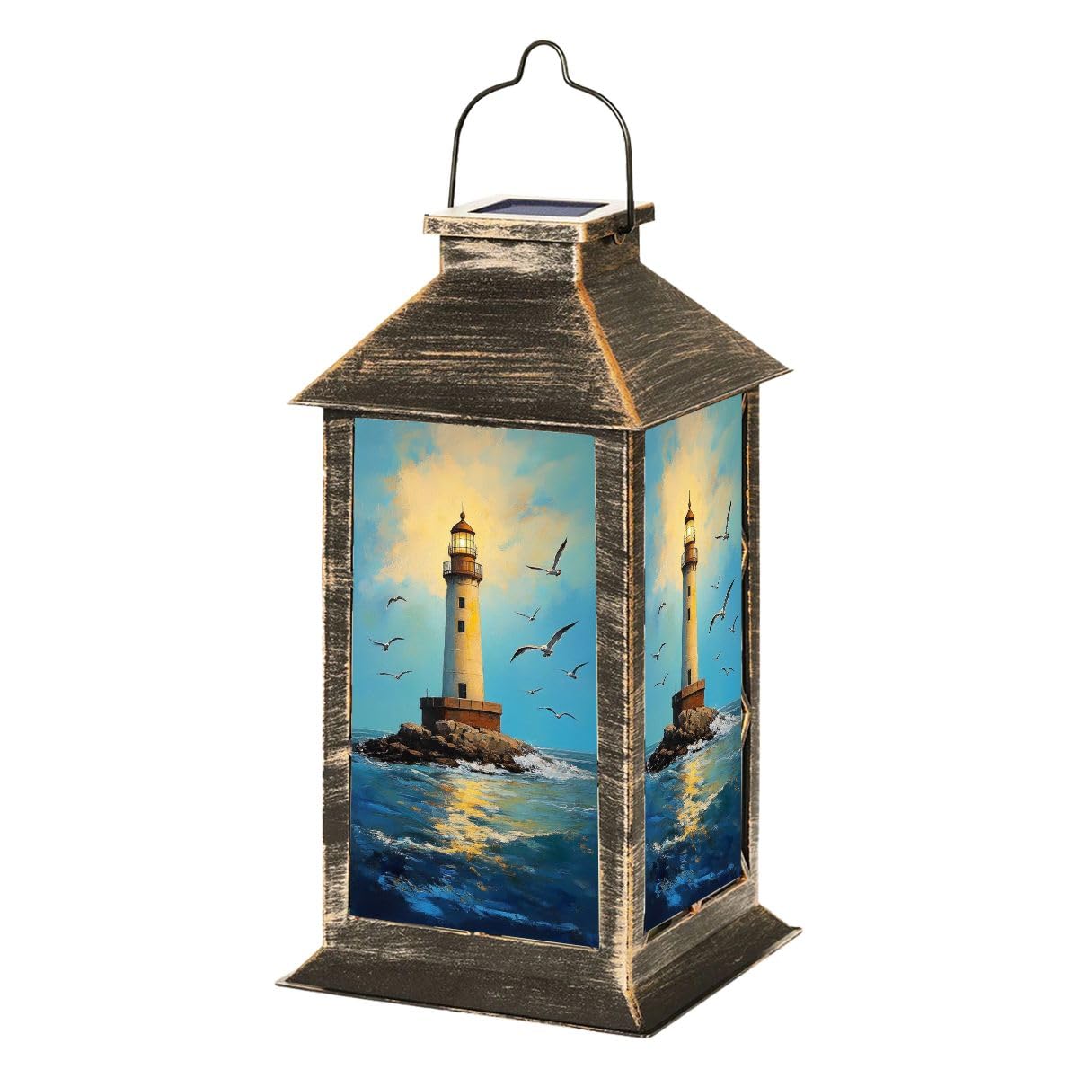 Waterproof Solar Powered Hanging Lantern Q6424