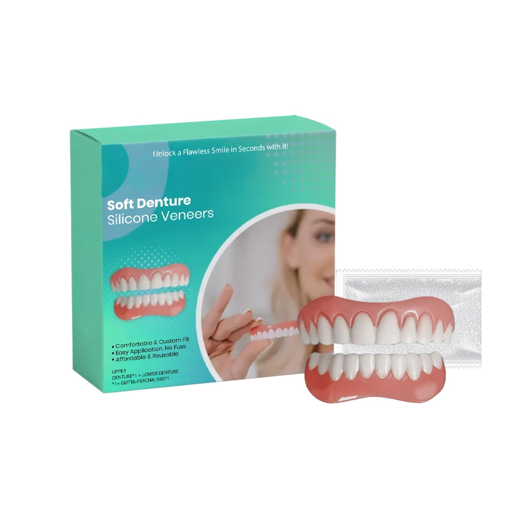 Soft Denture Silicone Veneers, Upper and Lower Denture Set K795670