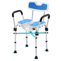U-Shaped Shower Chair with Arms & Back J759521
