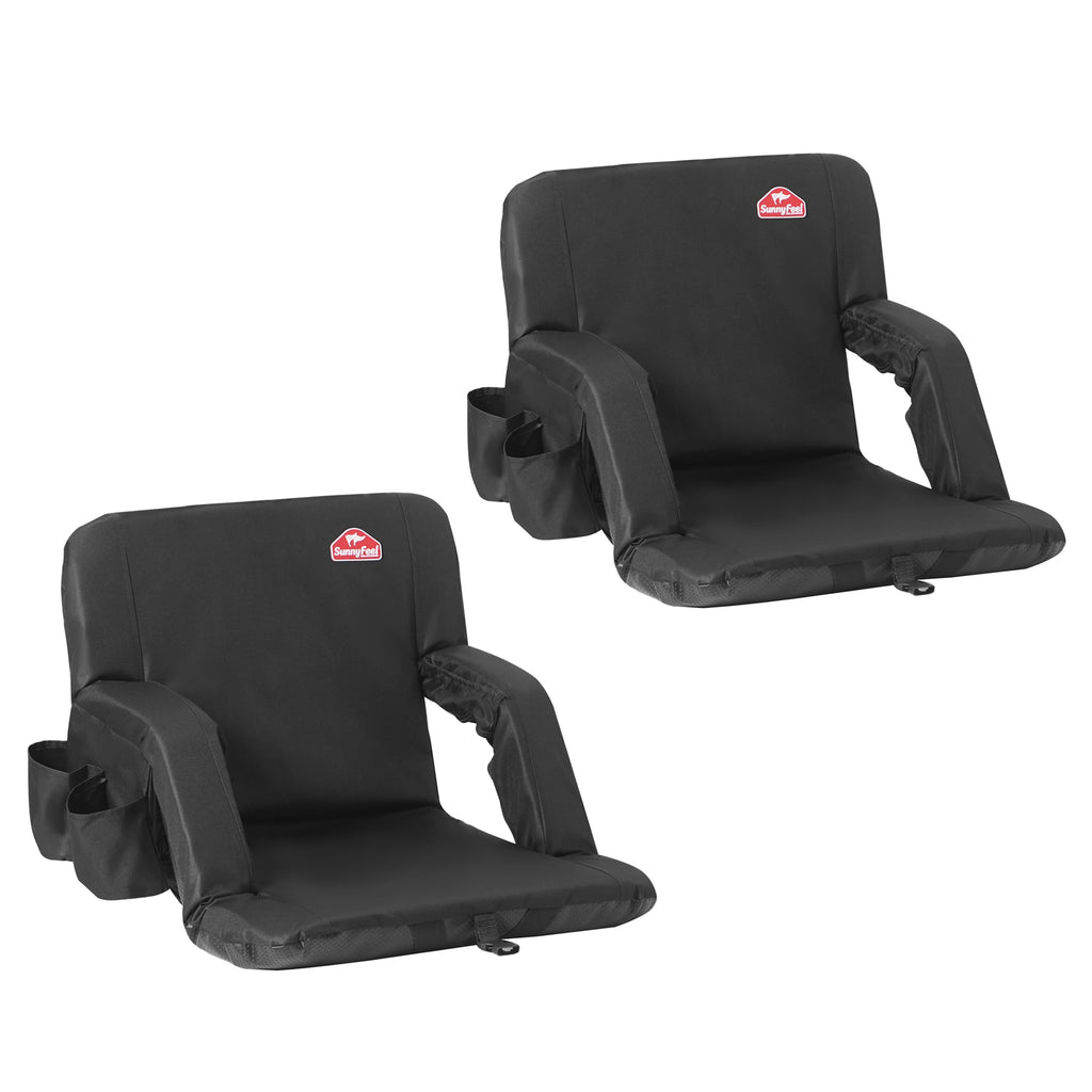 Foldable Stadium Seats 2-Pack with Shoulder Straps A509416