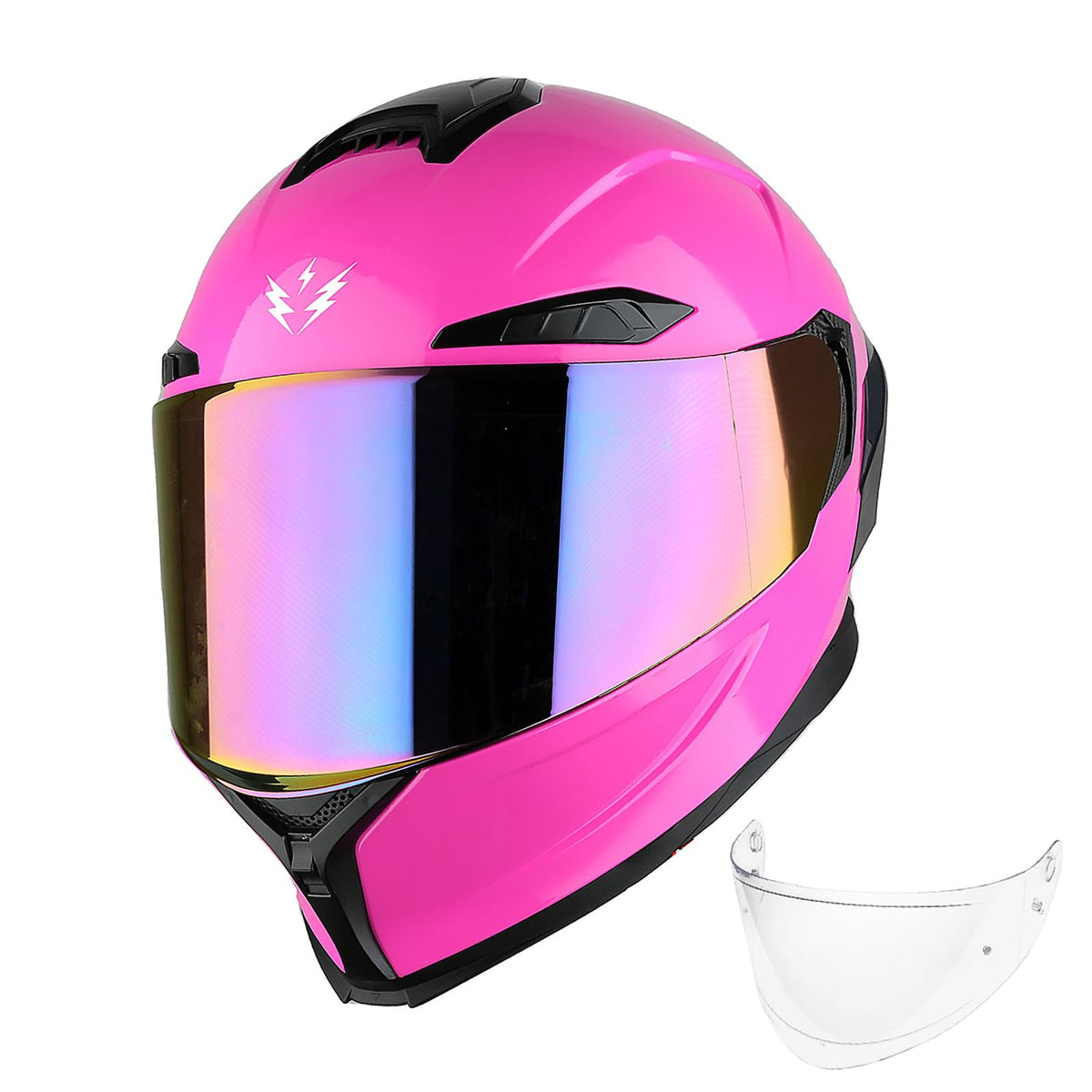 Motorcycle Full Face Helmet with Dual Visor B6904