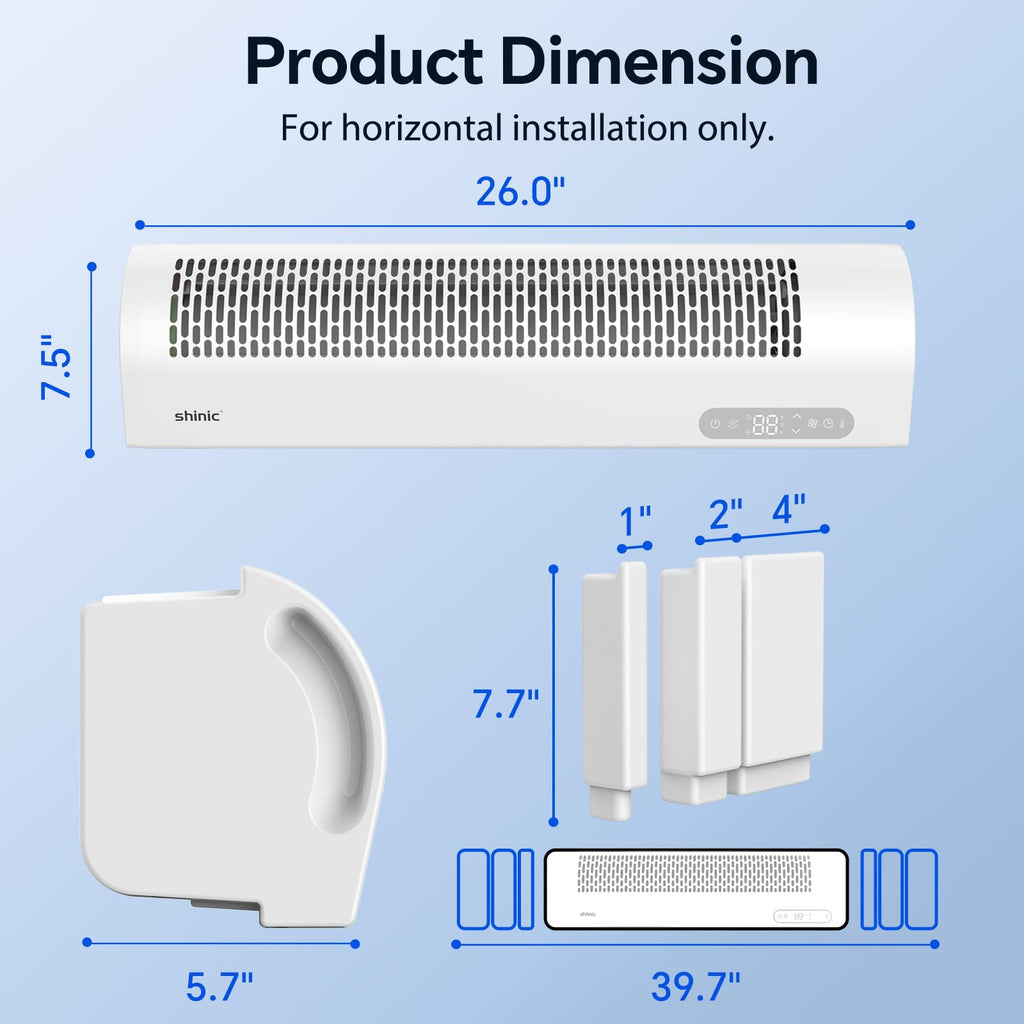 White Reversible Airflow Window Fan with Remote H346777