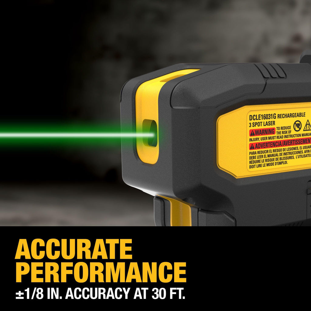 Green 3 Spot Self Leveling Laser Level Kit N315875
