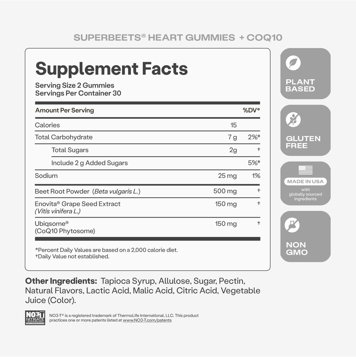 Heart Gummies 150mg CoQ10 60 Ct L401888