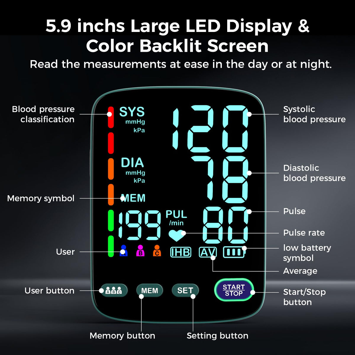 Upper Arm Blood Pressure Monitor V777527