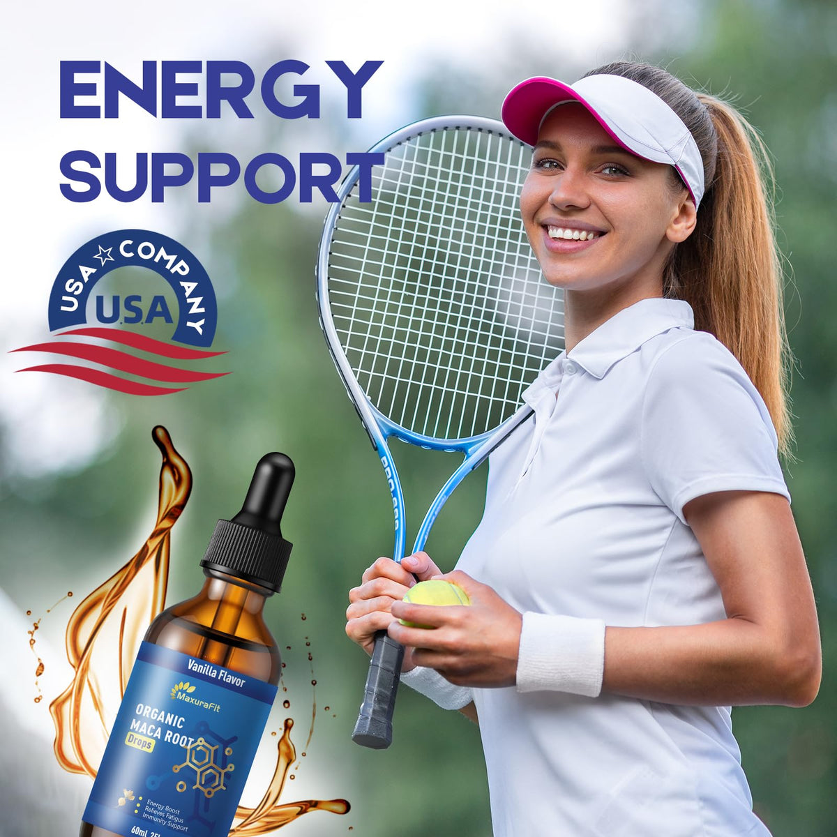 Maca Root Ashwagandha Liquid Drops 4 fl oz 2 Pack K33342