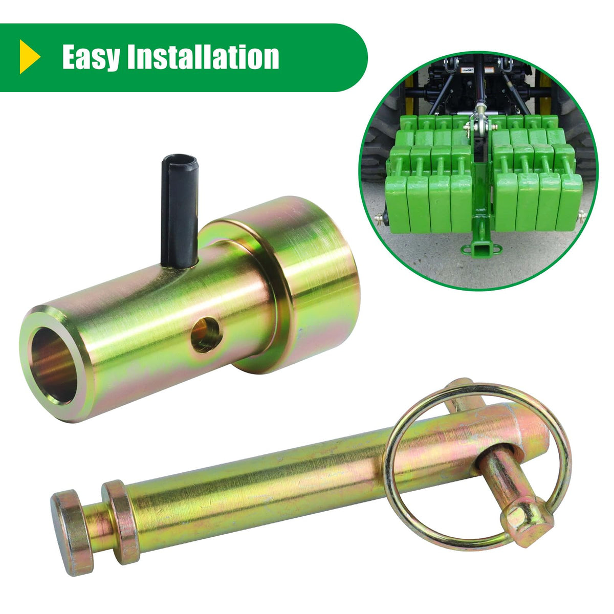 Quick Hitch Adapter Bushing for 3 Point Hitch Tractor E817923