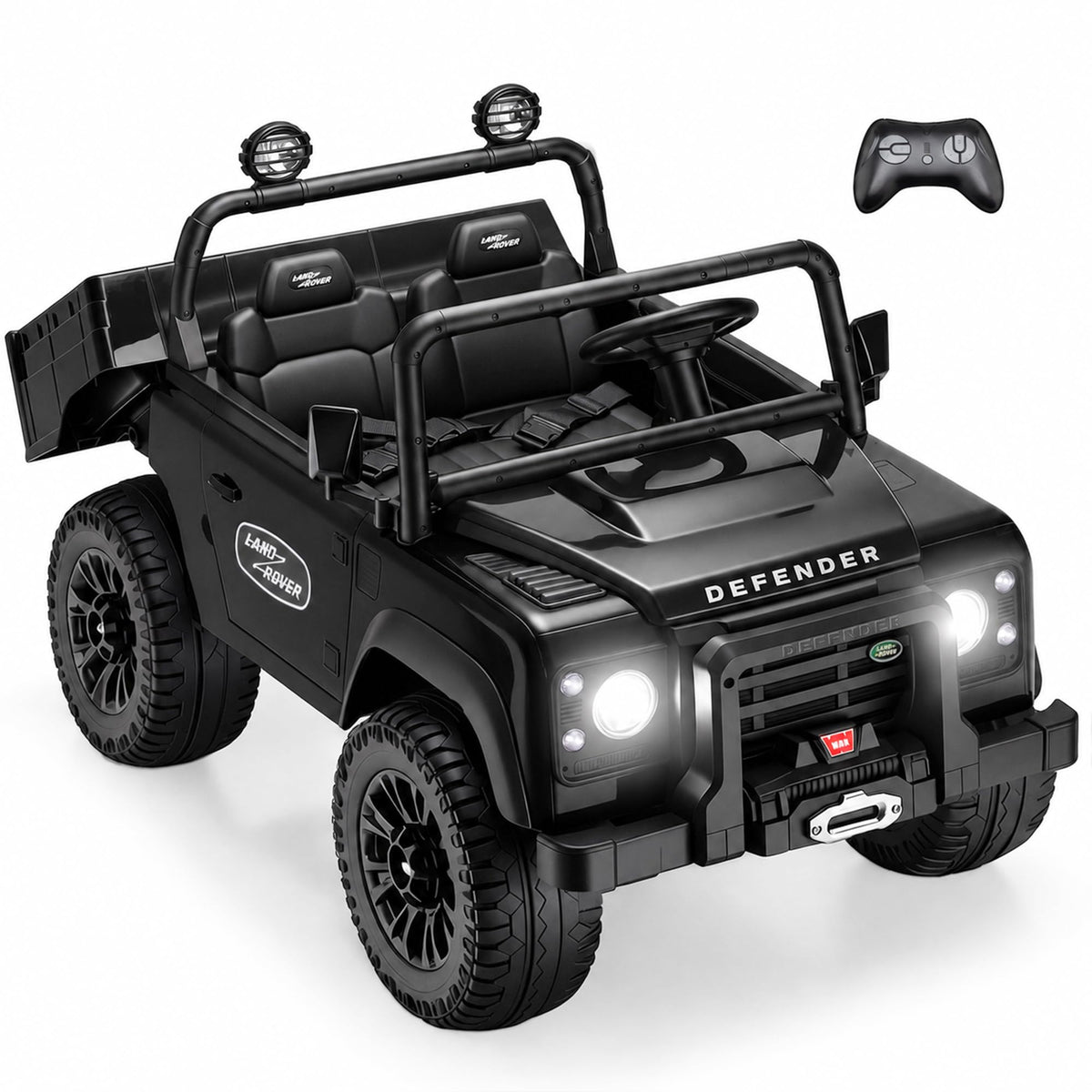 Black 24V Ride On Dump Truck X988