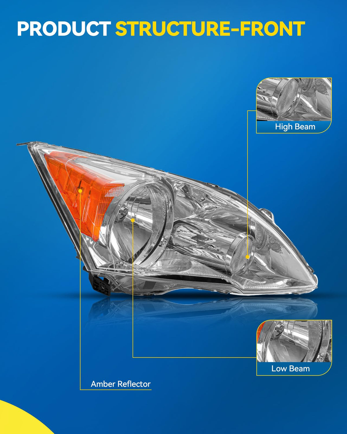 Headlamp Headlight Assembly Pair I27640