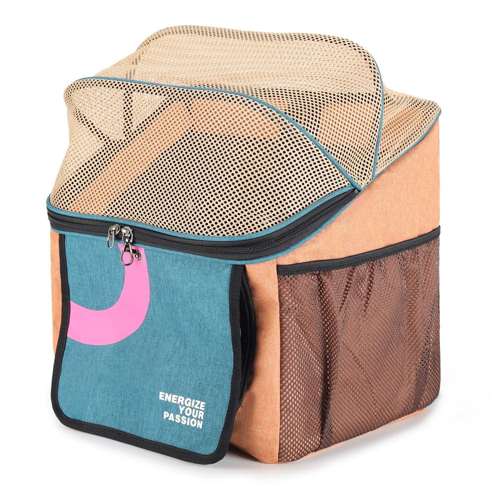 Expandable Soft-Sided Pet Bike Basket with Breathable Mesh Q767