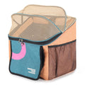 Expandable Soft-Sided Pet Bike Basket with Breathable Mesh Q767