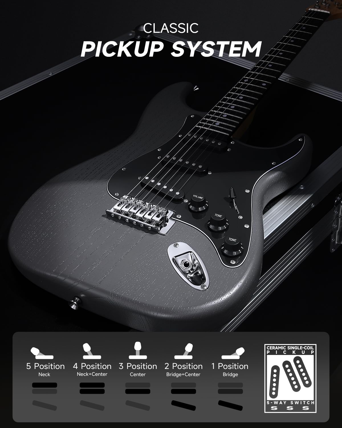 39” Electric Guitar Kit with Amp W58428