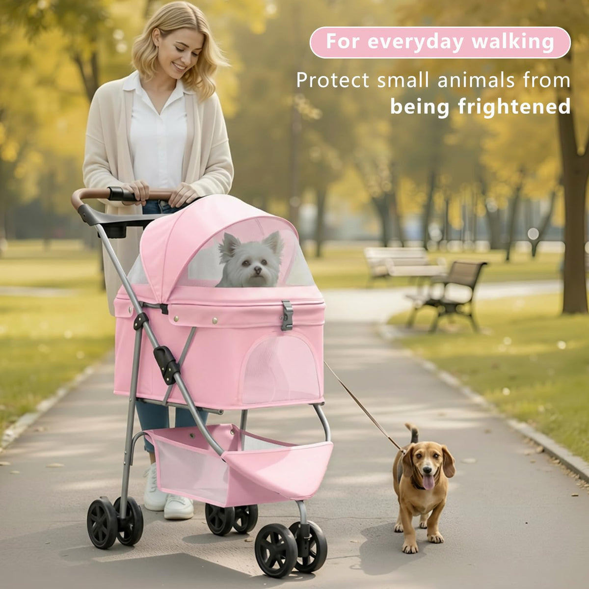 Pink Pet Stroller X388999