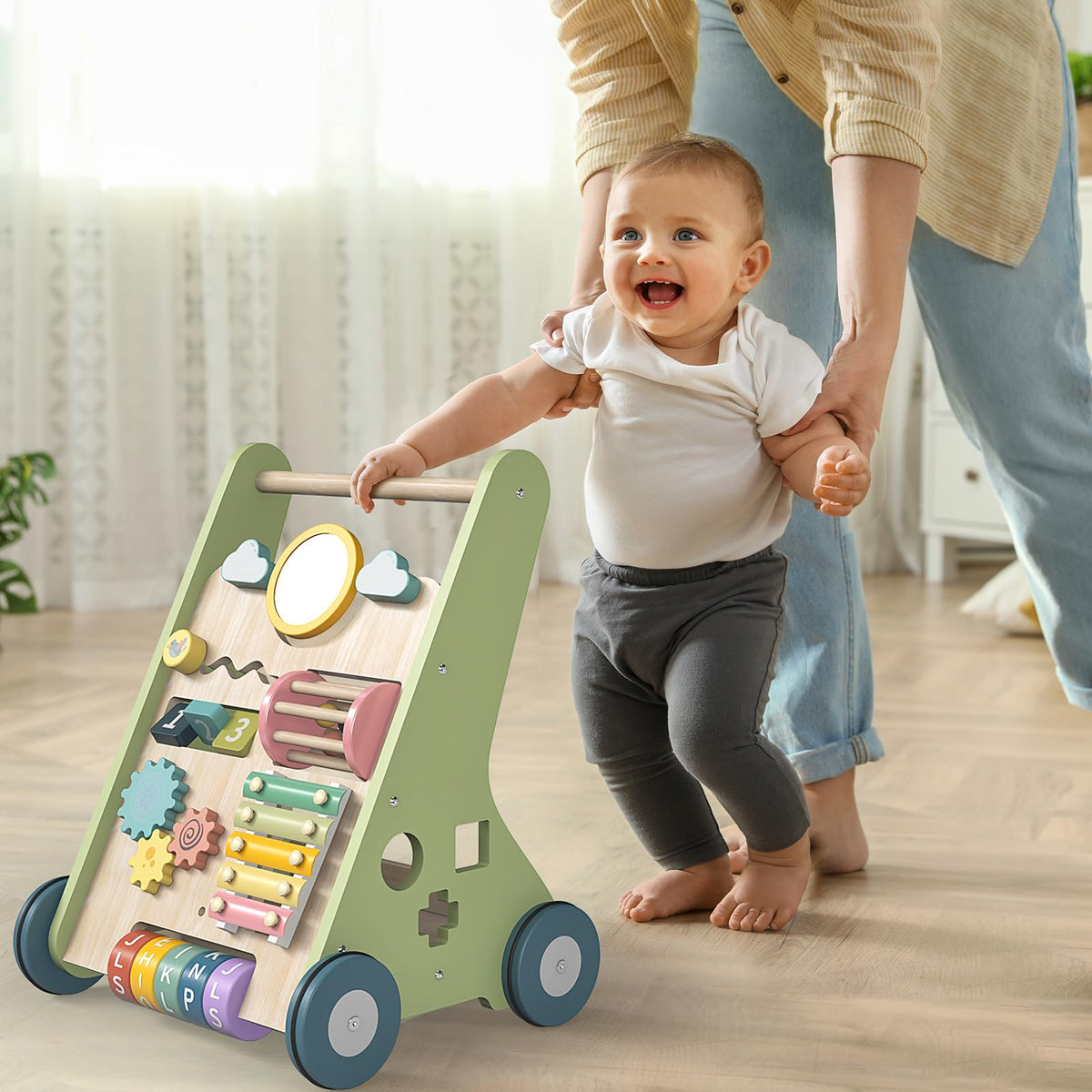 Wooden Baby Walker N8266