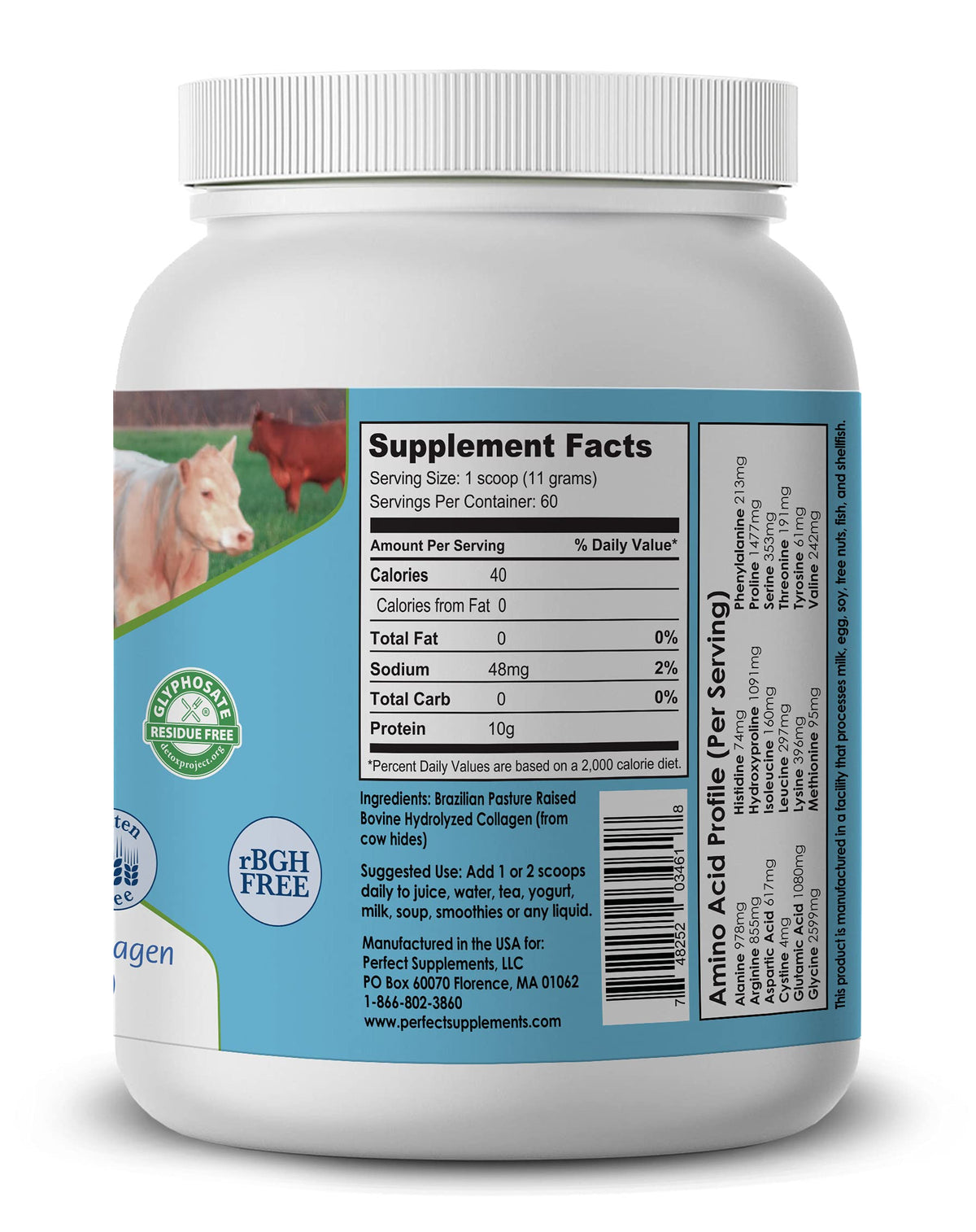 Hydrolyzed Collagen Powder 660 Grams C6445