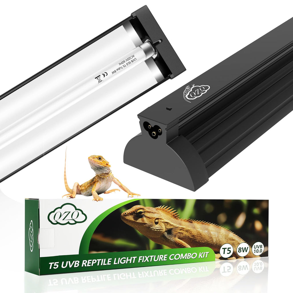 8W UVB Reptile Light Fixture Combo Kit N760