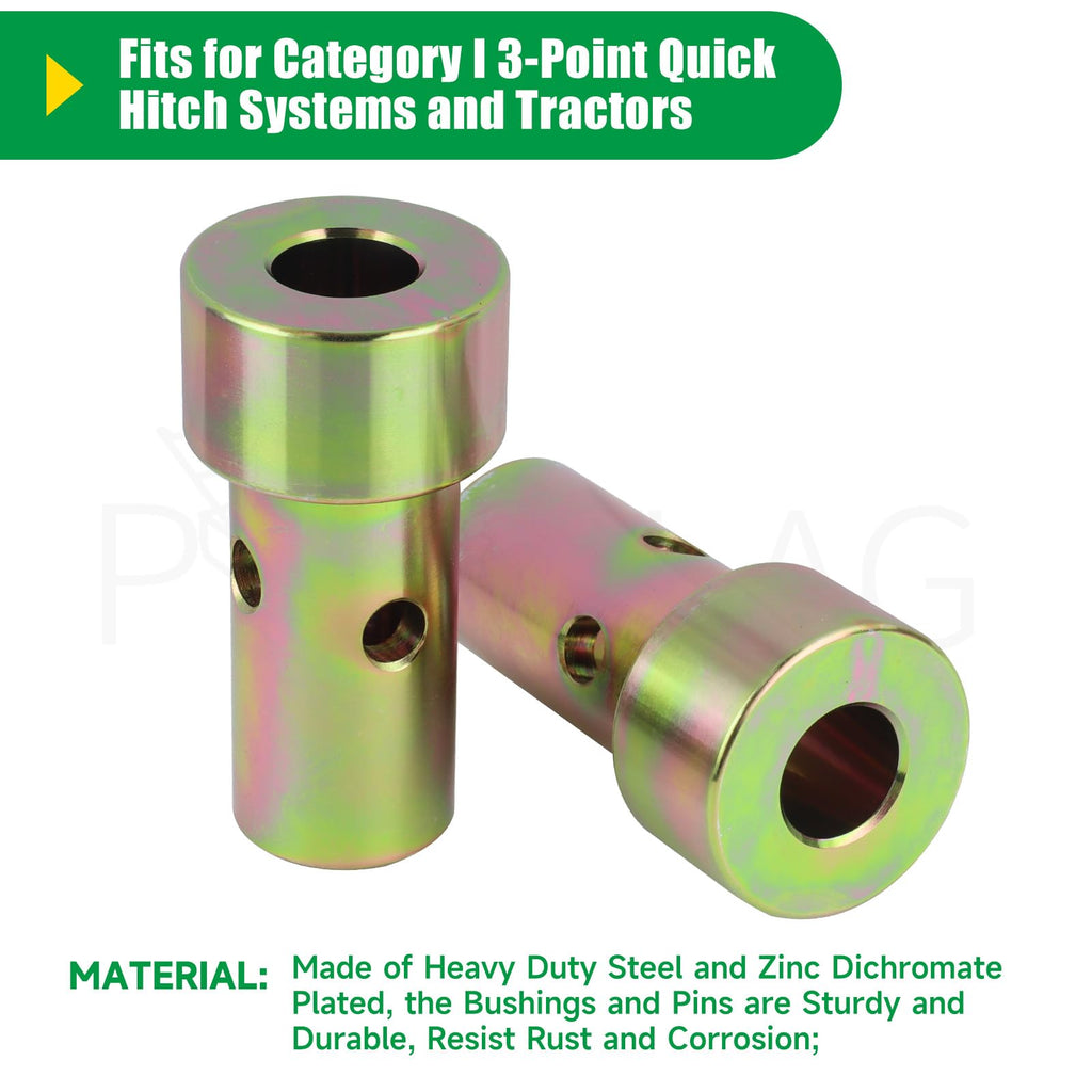 Quick Hitch Adapter Bushing for 3 Point Hitch Tractor E817923