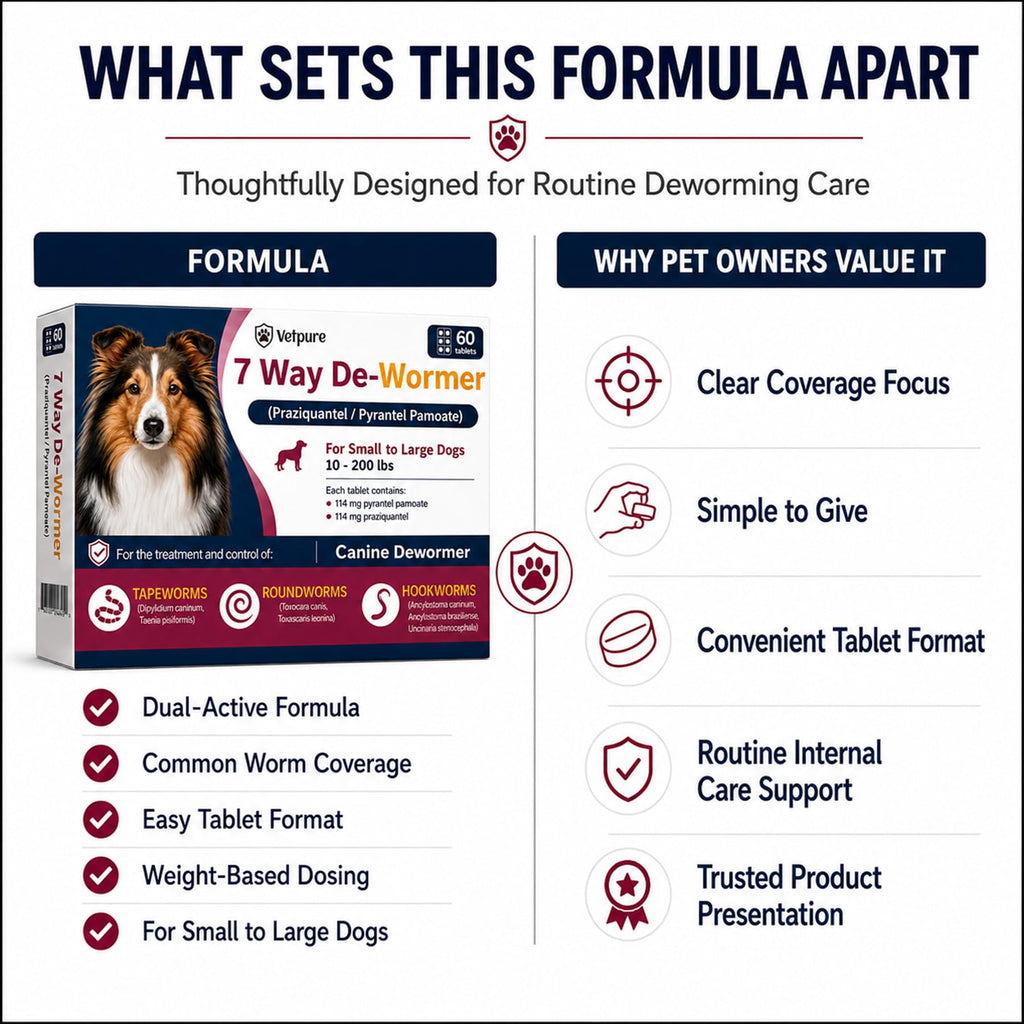 Dog Dewormer Tablets 60 Count M28782