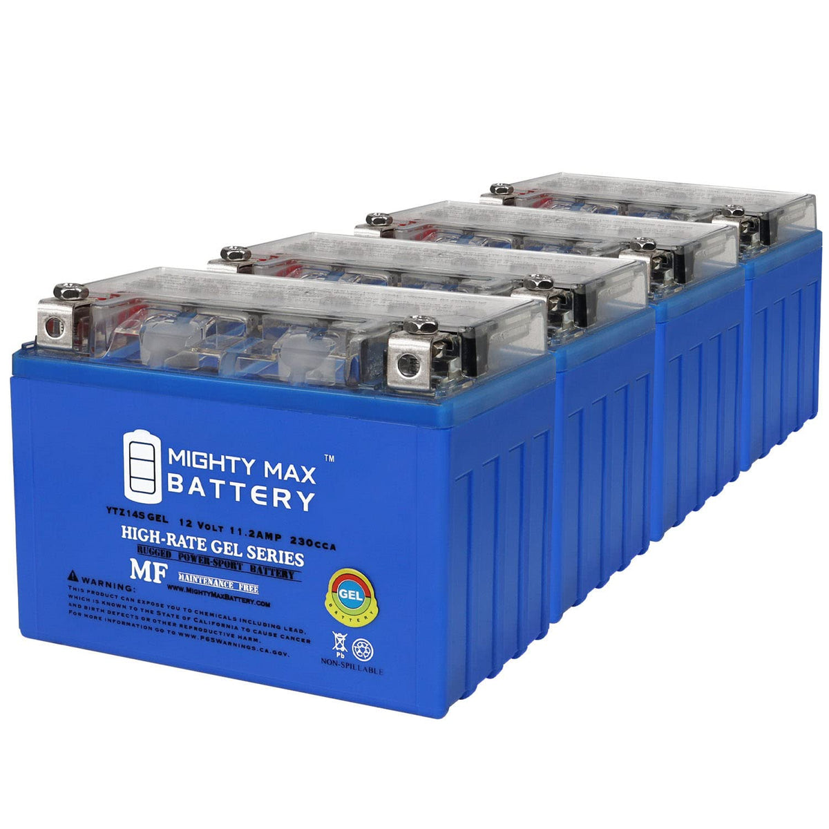 12V 11.2AH Replacement Battery 4 Pack P670818
