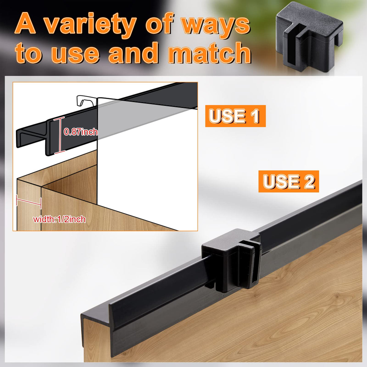 14 Pcs File Cabinet Rails Set T414739