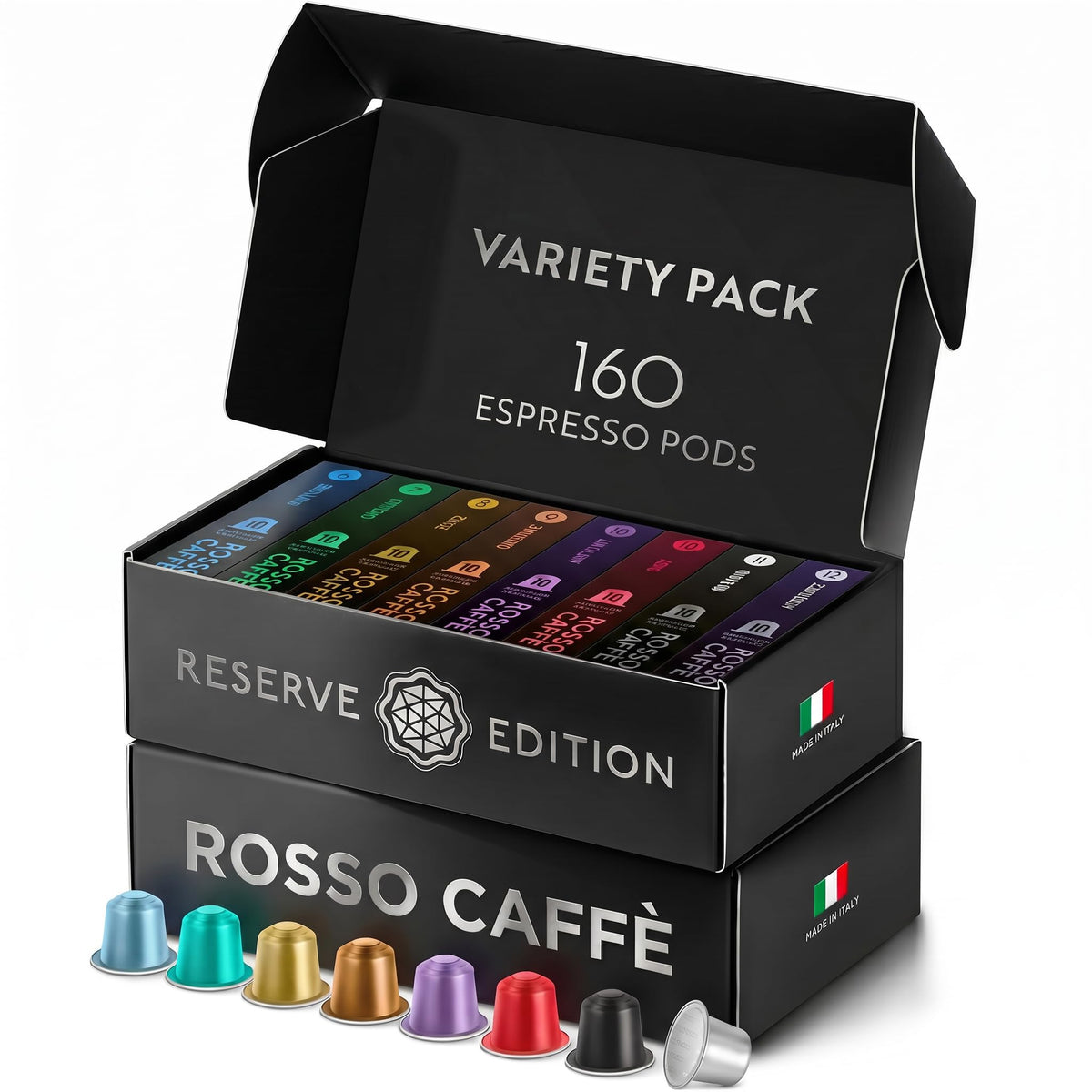 Espresso Pods Variety Pack 160 A98034