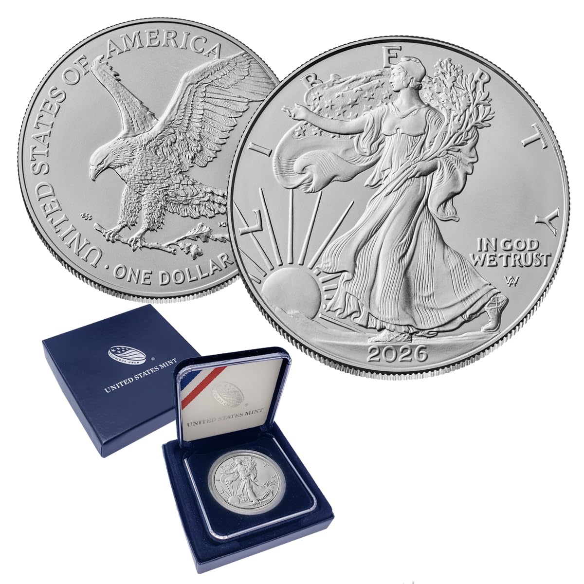 2026 American Silver Eagle Brilliant Uncirculated V589799