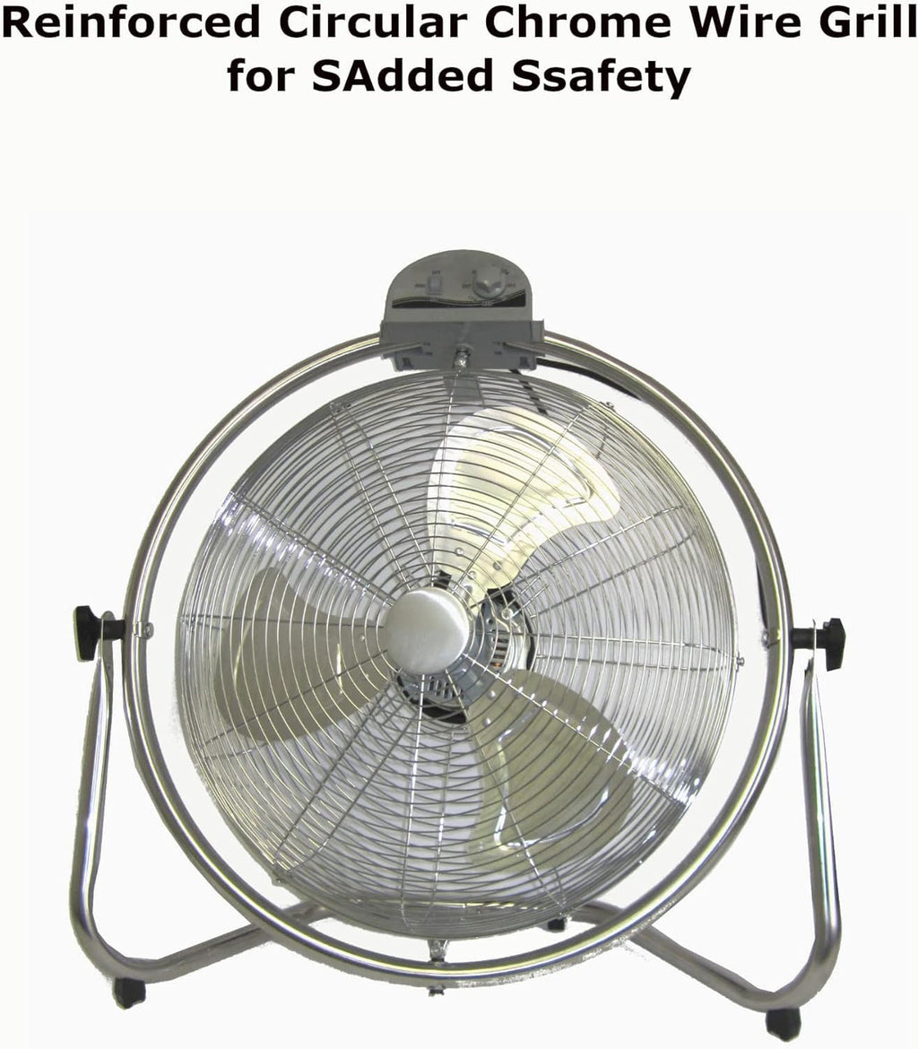 20 Inch 3 Speed Oscillating Floor Fan X736707