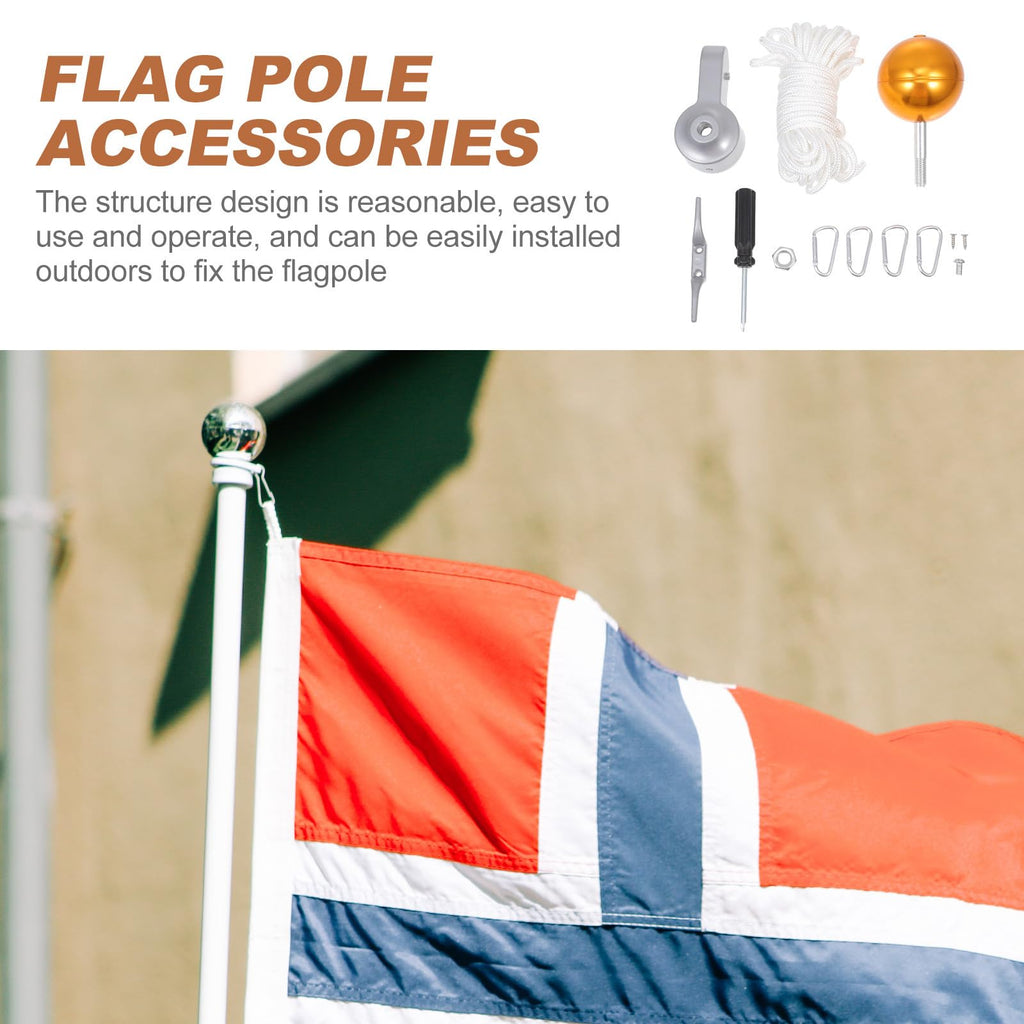 Heavy Duty Flagpole Kit Metal Repair Parts B799565